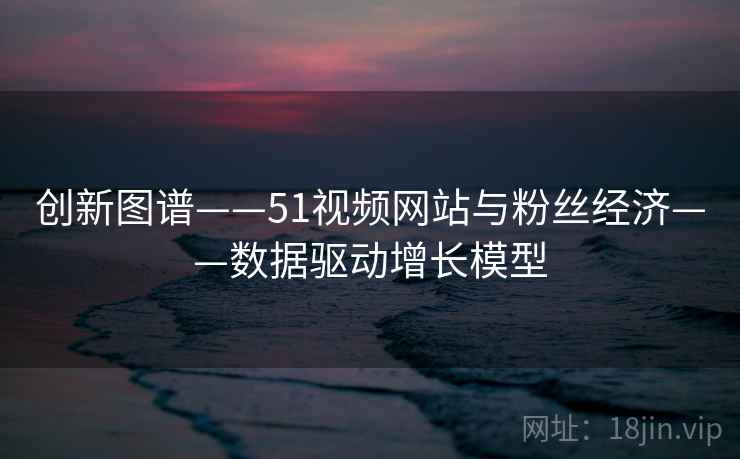 创新图谱——51视频网站与粉丝经济——数据驱动增长模型