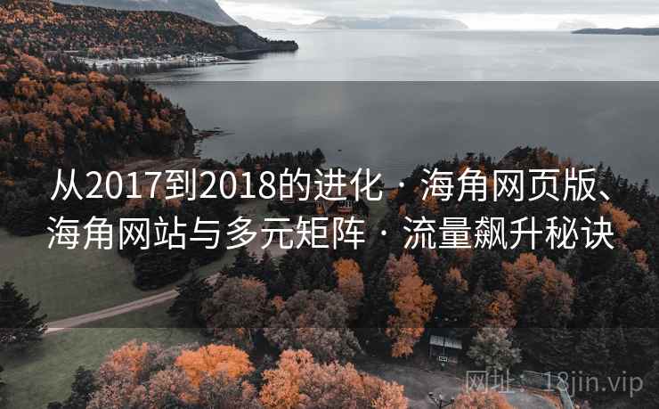 从2017到2018的进化 · 海角网页版、海角网站与多元矩阵 · 流量飙升秘诀